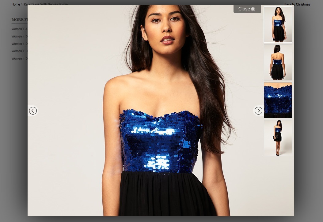 Screenshot of asos.com